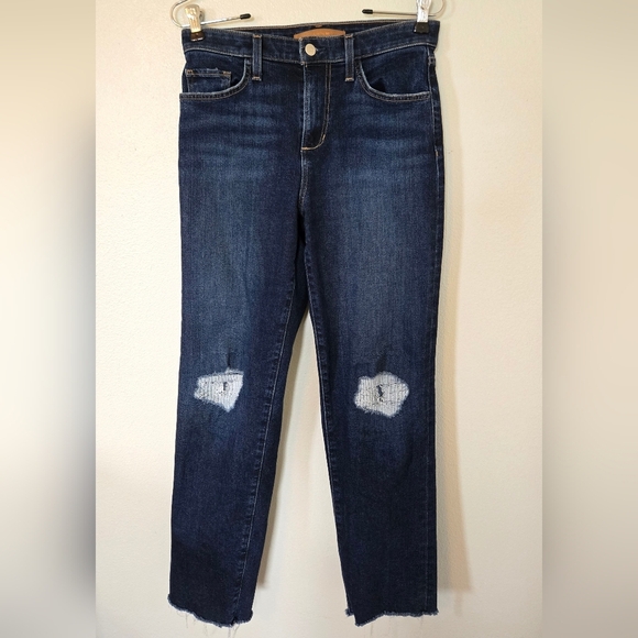 Joe's Jeans Distressed Straight Leg Jeans Size 25 - Picture 1 of 6